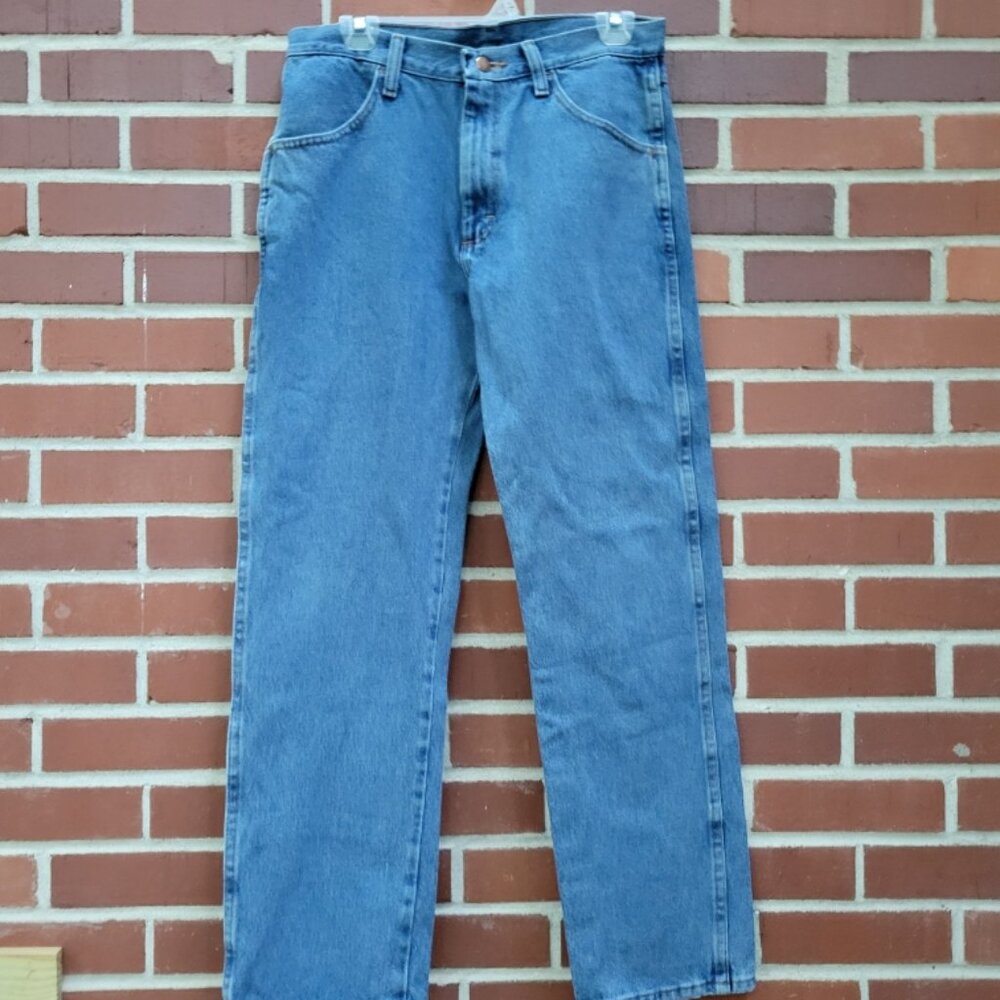 Rustler Men's Straight Jeans - Blue